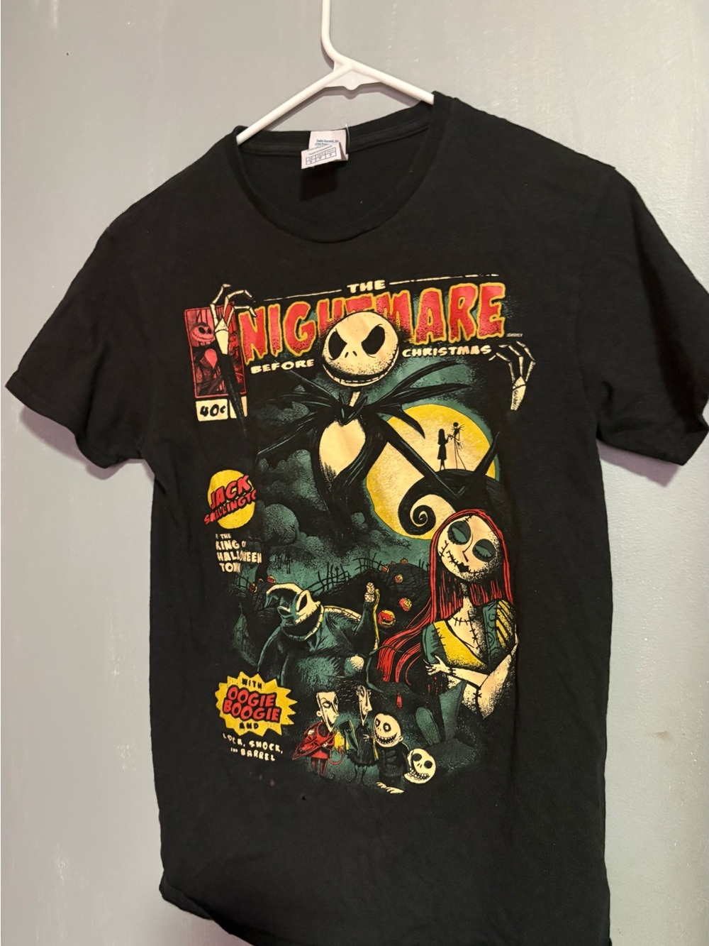 Delta Black Disney The Nightmare Before Christmas Halloween Graphic Tee
